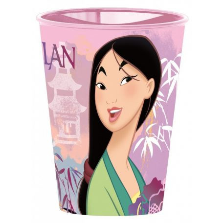 Disney Mulan pohár, műanyag