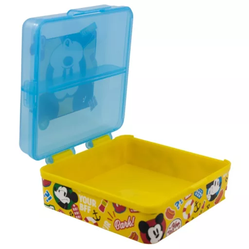 Disney Mickey Fun-Tastic több rekeszes uzsonnás doboz, szendvicsdoboz