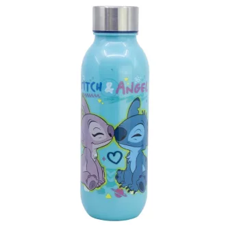 Disney Lilo és Stitch, A csillagkutya Love műanyag kulacs csavaros kupakkal 640ml