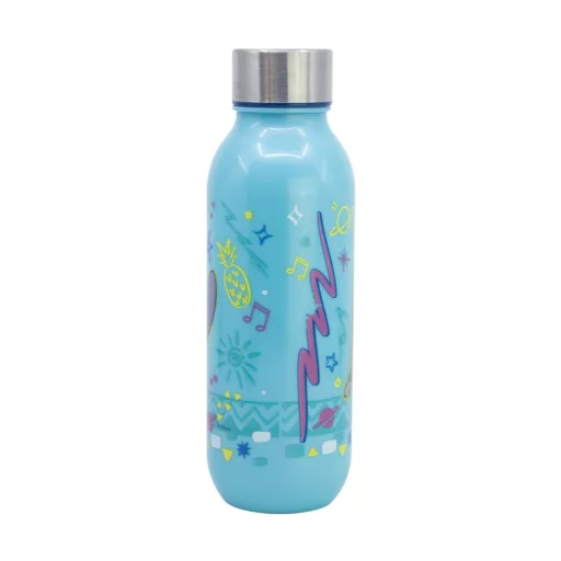 Disney Lilo és Stitch, A csillagkutya Love műanyag kulacs csavaros kupakkal 640ml