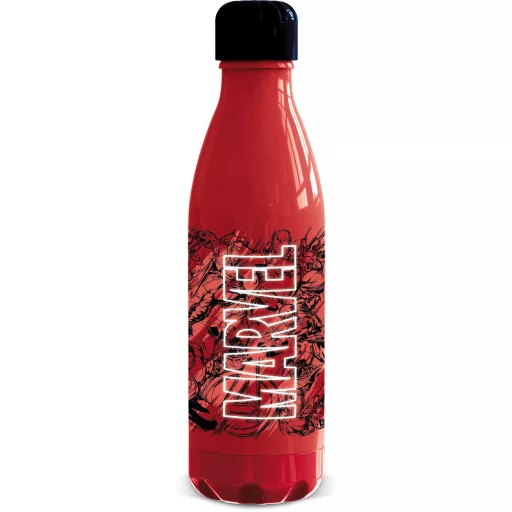 Marvel Red műanyag kulacs csavaros kupakkal 660ml