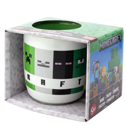 Minecraft Elite porcelán bögre 380 ml Díszdobozban