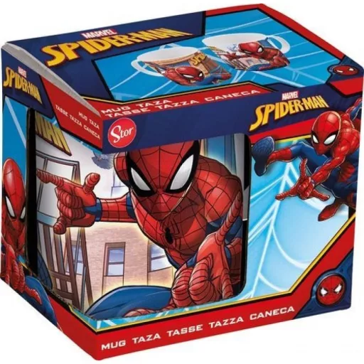 Pókember Streets porcelán bögre 325 ml Díszdobozban