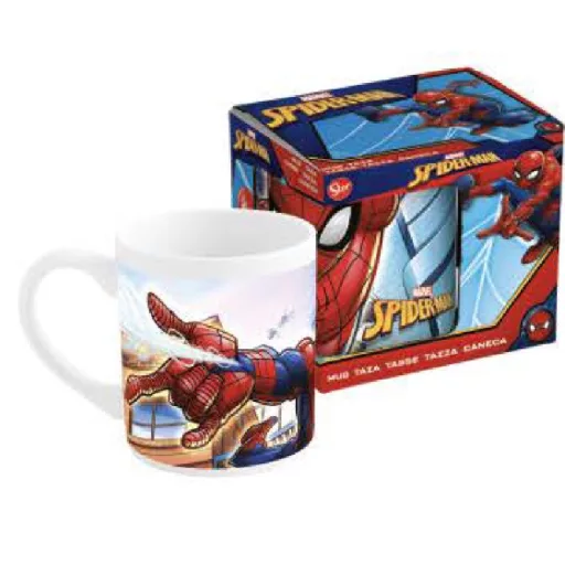 Pókember Streets porcelán bögre 235 ml Díszdobozban