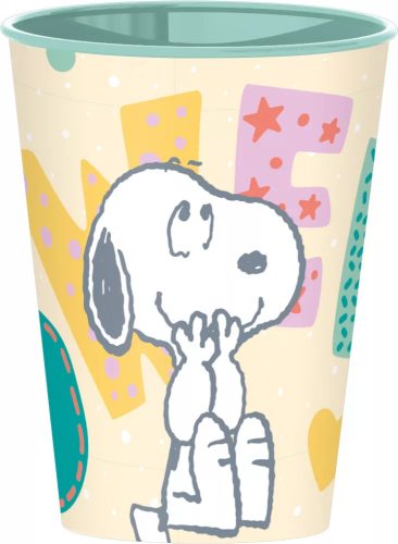 Snoopy pohár, műanyag