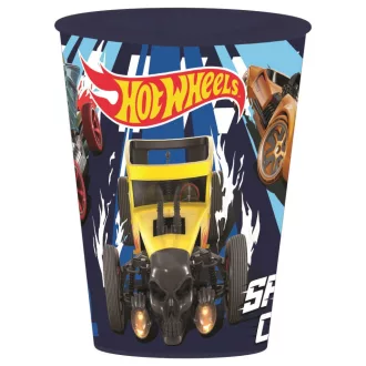 Hot Wheels Blue Fire műanyag pohár 260ml