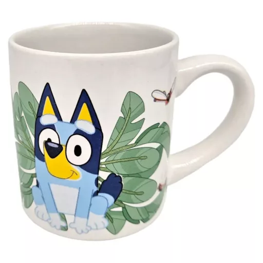 Bluey Leaves porcelán bögre 235 ml Díszdobozban