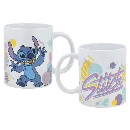 Disney Lilo és Stitch, A csillagkutya Hawaian porcelán bögre 325 ml Díszdobozban