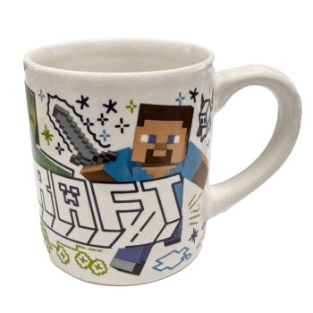 Minecraft Explore More porcelán bögre 235 ml Díszdobozban