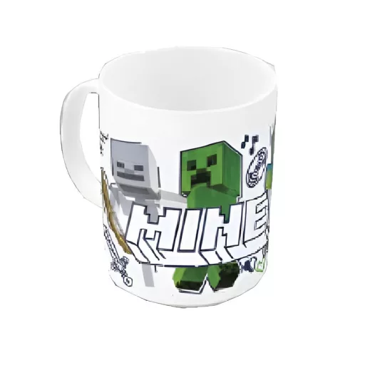Minecraft Explore More porcelán bögre 235 ml Díszdobozban