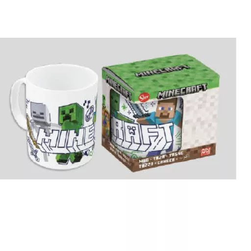 Minecraft Explore More porcelán bögre 235 ml Díszdobozban