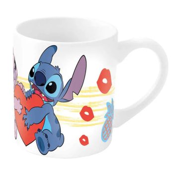 Disney Lilo és Stitch, A csillagkutya Heart porcelán bögre 235 ml Díszdobozban