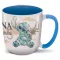 Disney Lilo és Stitch, A csillagkutya Ohana Elite porcelán bögre 380 ml Díszdobozban