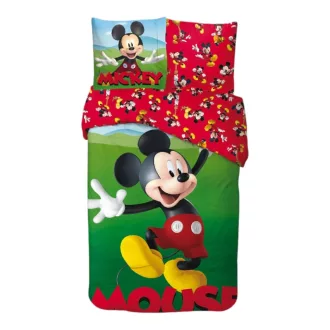 Disney Mickey Garden ágyneműhuzat 140×200cm, 65x65cm
