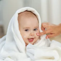 Baba fürdőlepedő/kifogó